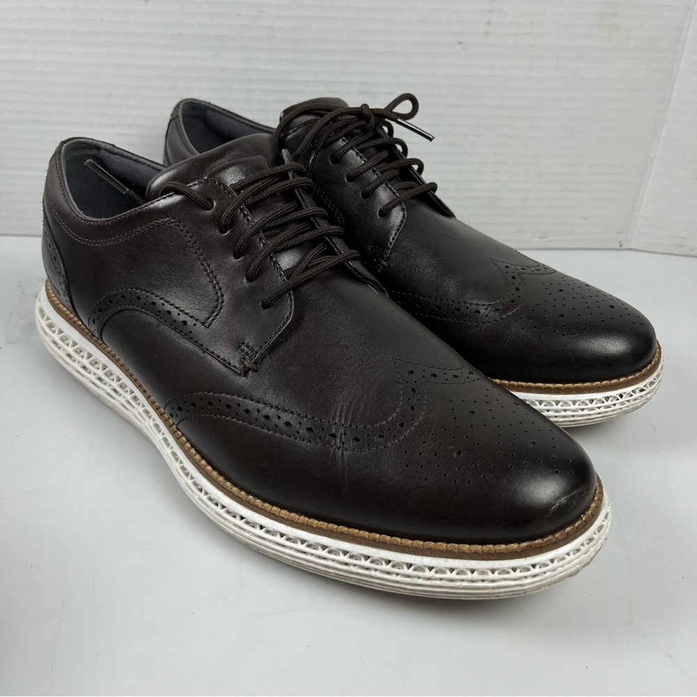 Cole Haan ØriginalGrand 2.0 Brown Leather Oxfords C40416 Mens Size 12